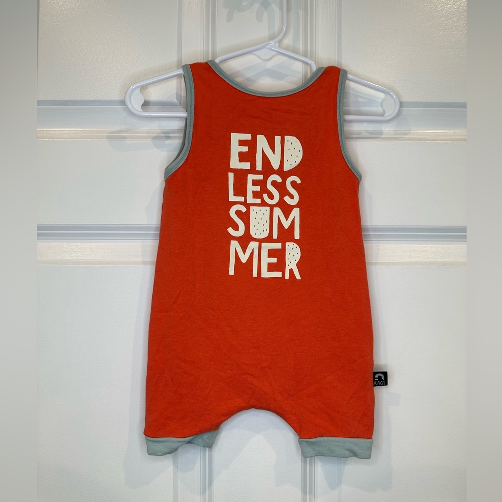 Rags Tank Romper Size 6-12 months